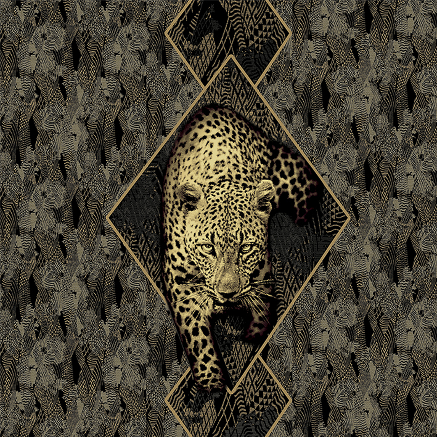 Roberto Cavalli Gold Leopard